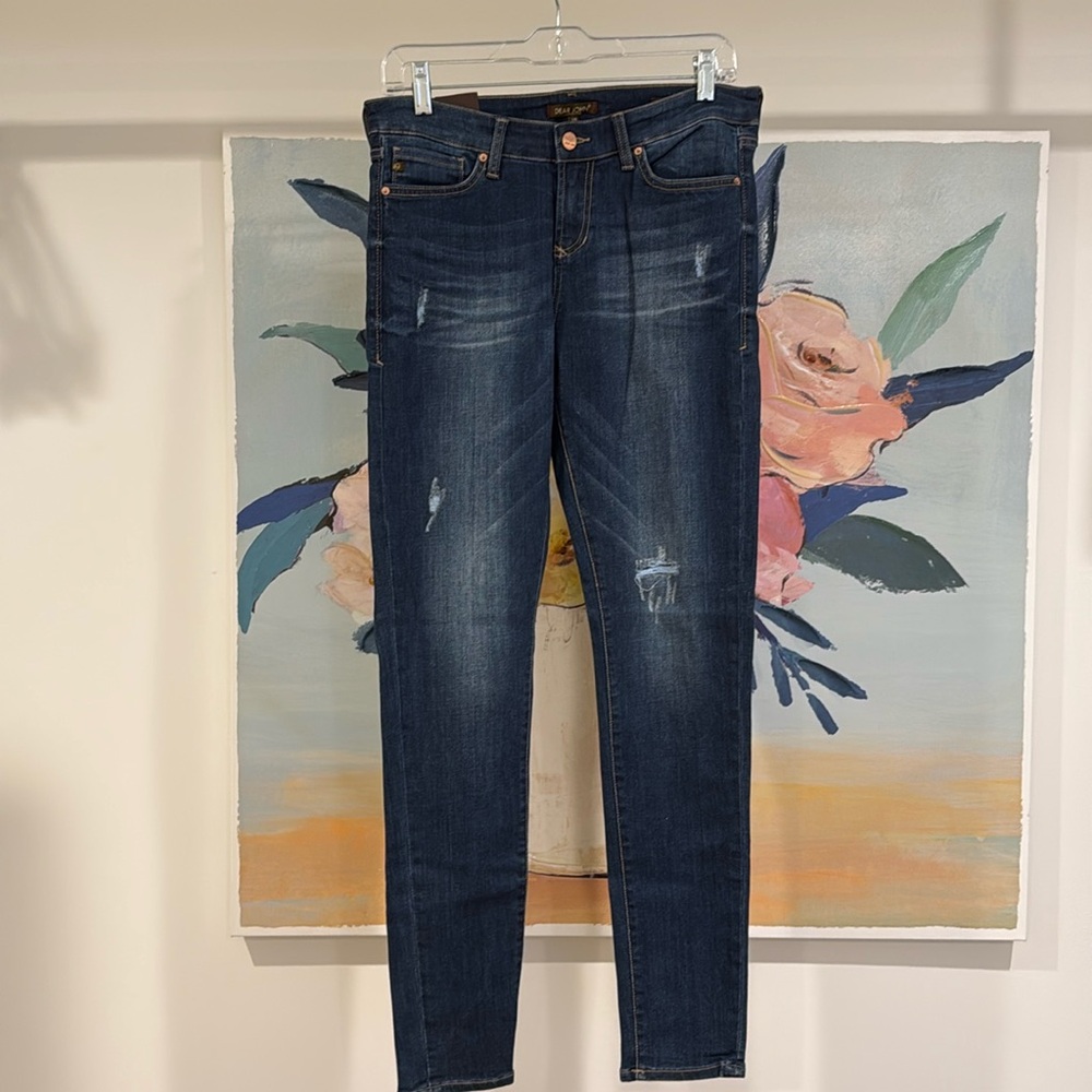 Dear John Gisele High Waisted Skinny distressed jean